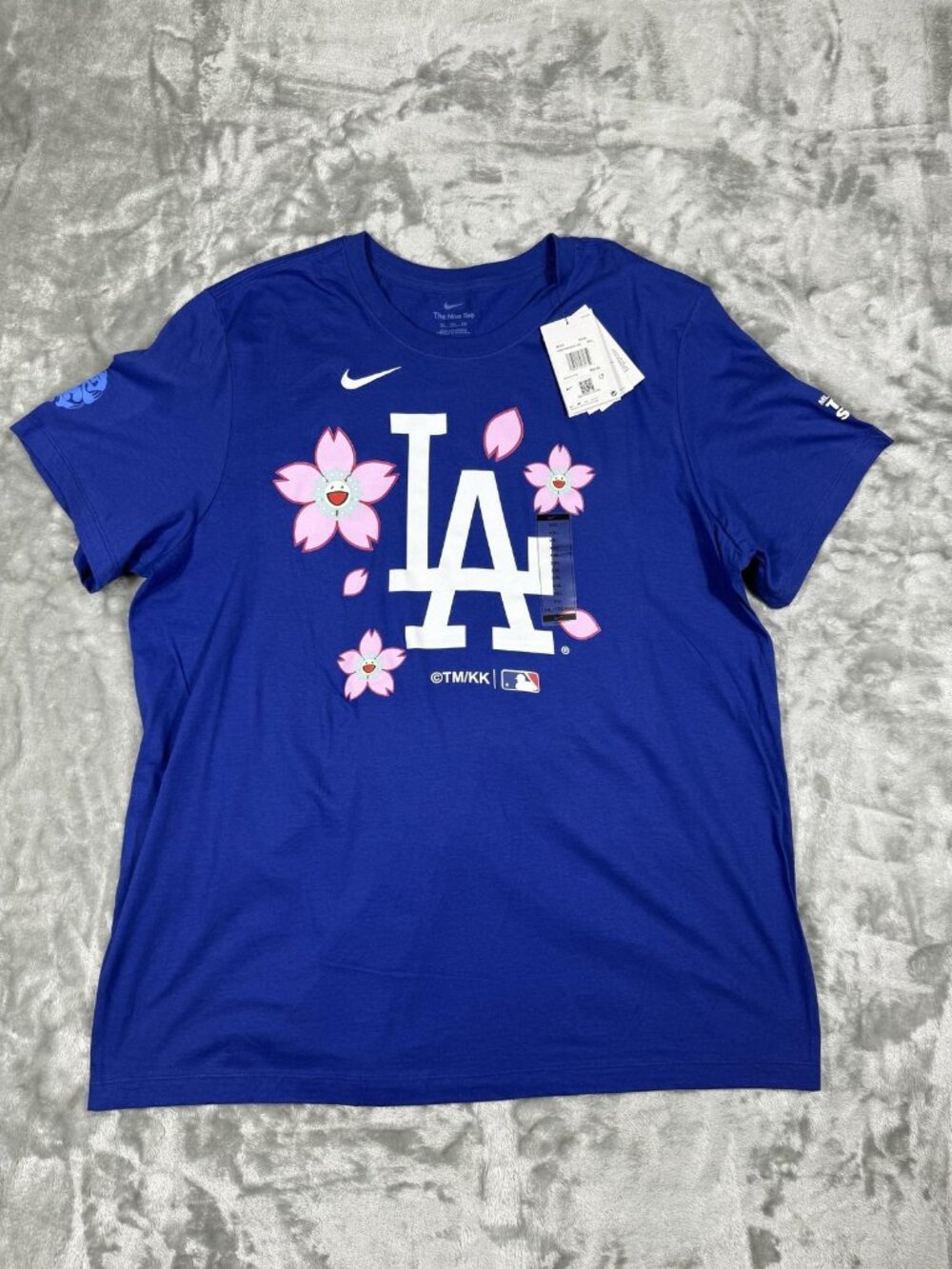 New Los Angeles Dodgers Men's 2XL Blue MLB Murakami Tokyo Series Nike T Shirt